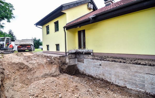 Concrete Settlement Repair in Huntersville